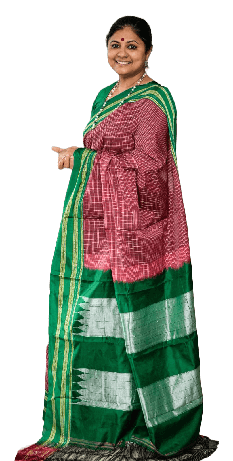 Vrunda Sekhar handloom researcher and Ilkal saree specialist